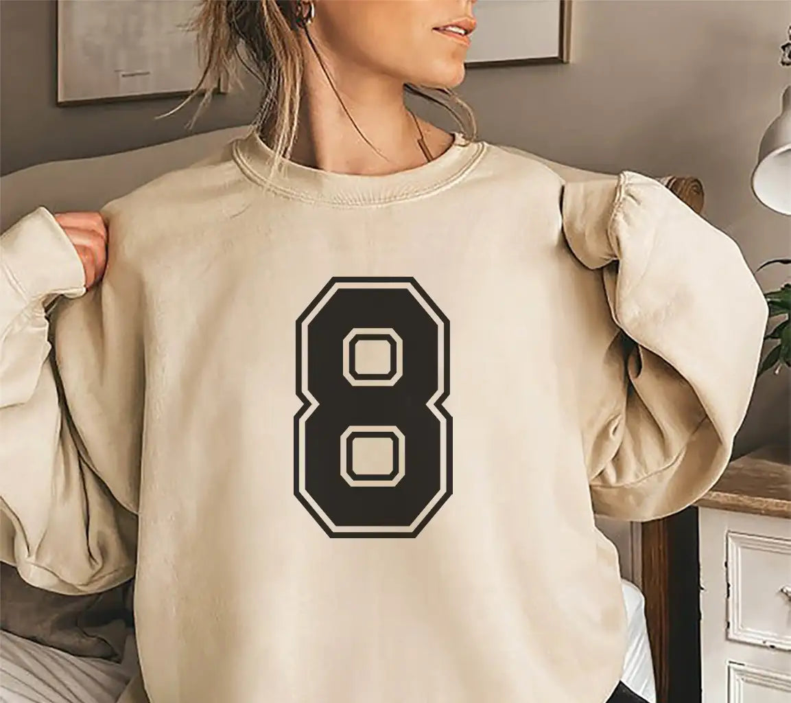  Sports Jersey Number 8 SVG SVG