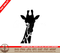 Spotty Giraffe Digital Design in Multiple File Formats 
