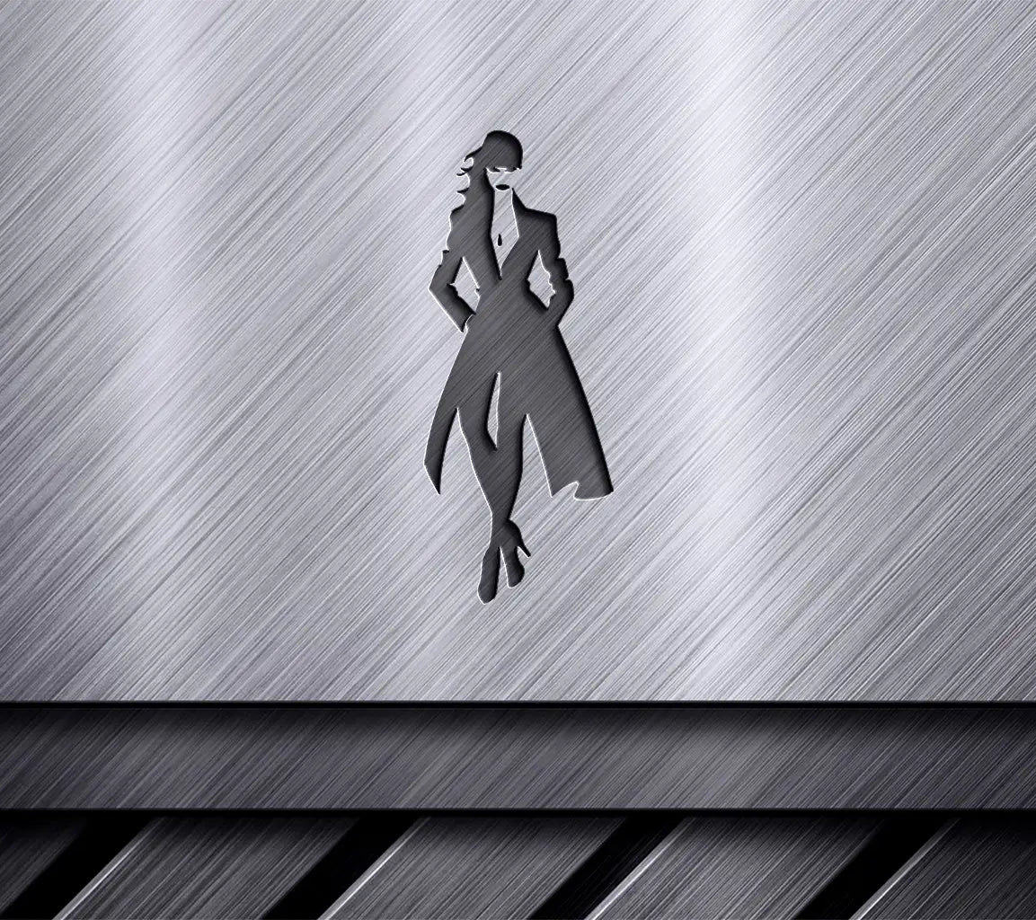 Glamorous Woman Silhouette SVG -  Icon Design SVG