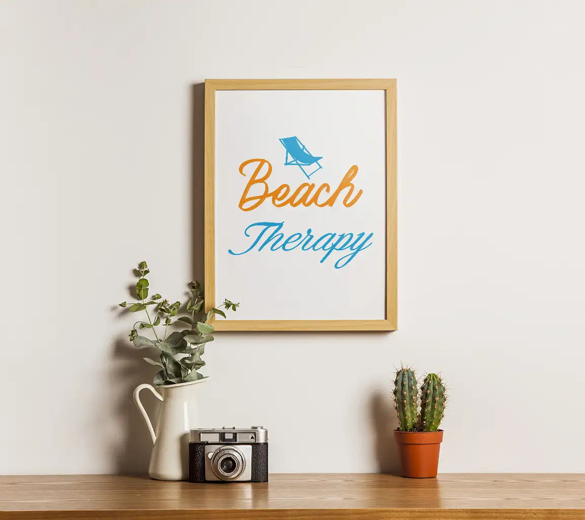 Blue & Orange Beach Therapy SVG SVG