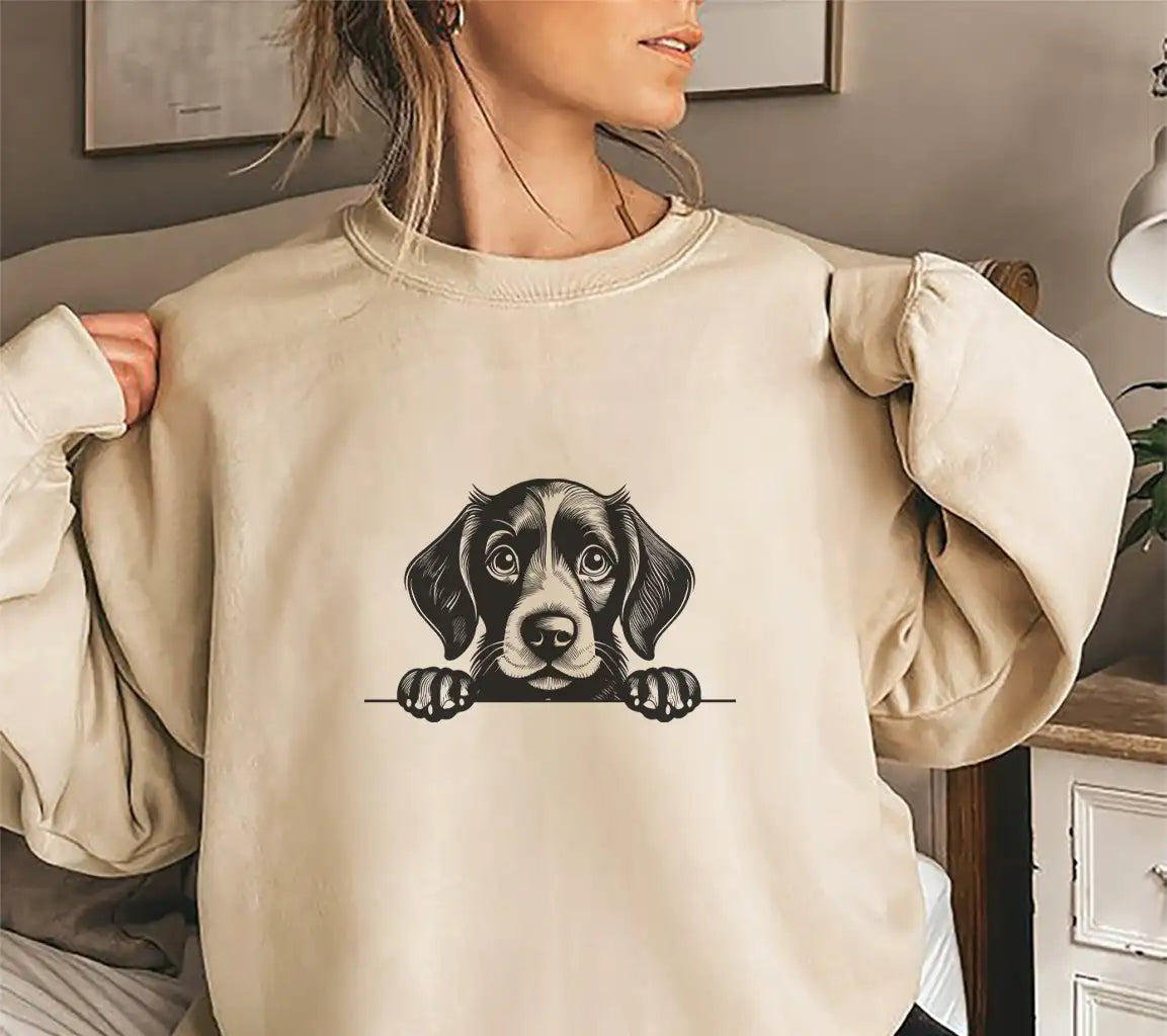 Sussex Spaniel  Peeking SVG