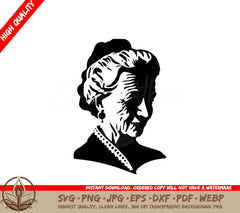 Sweet Grandmom Digital Design File for Crafters (SVG, PNG, JPG, AI, PDF, DXF, EPS, WebP) 
