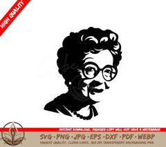 Sweet Nana Moments: Digital Design File (SVG, PNG, JPG, AI, PDF, DXF, EPS, WebP) 
