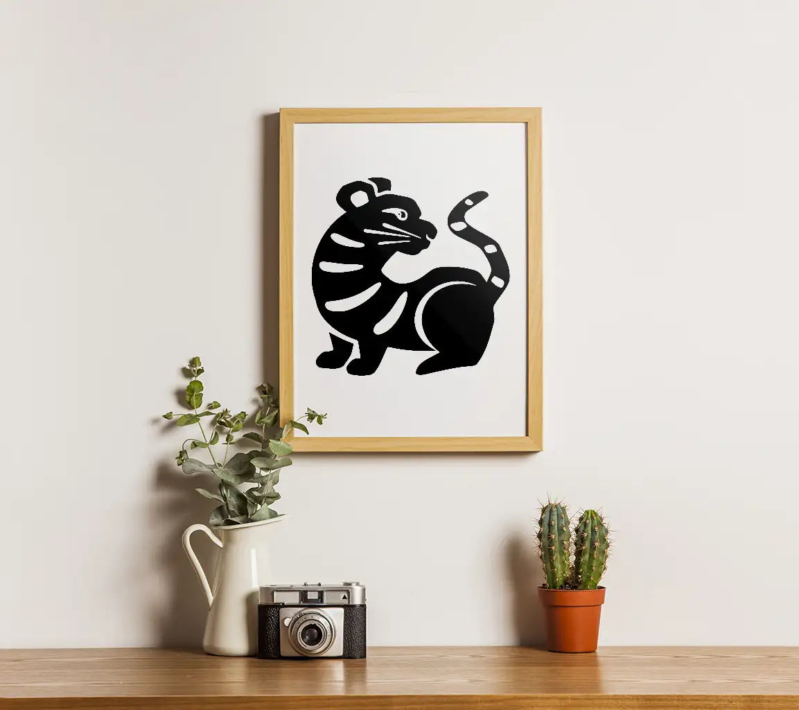  Tiger Silhouette SVG - Year of the Tiger Vector Graphic SVG