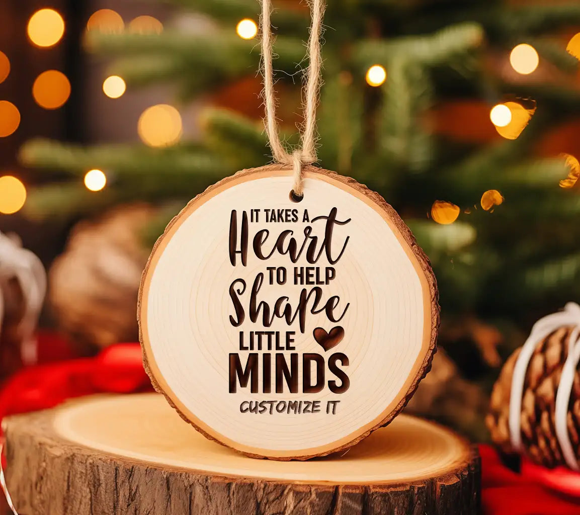 Teacher SVG - It Takes A Heart To Help Shape Little Minds SVG