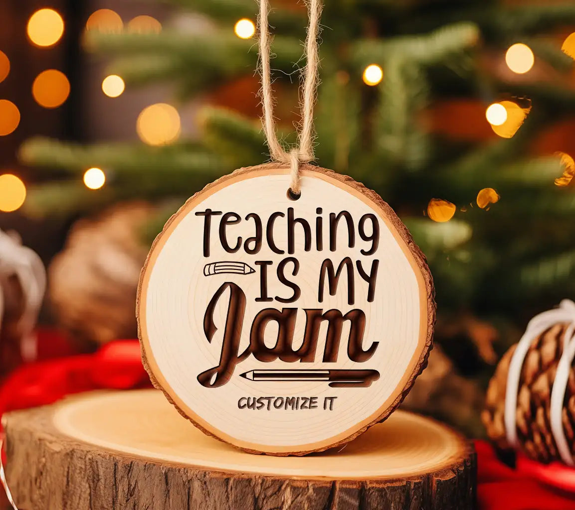 Teacher Teaching Is My Jam SVG -  Sign with Pencil SVG