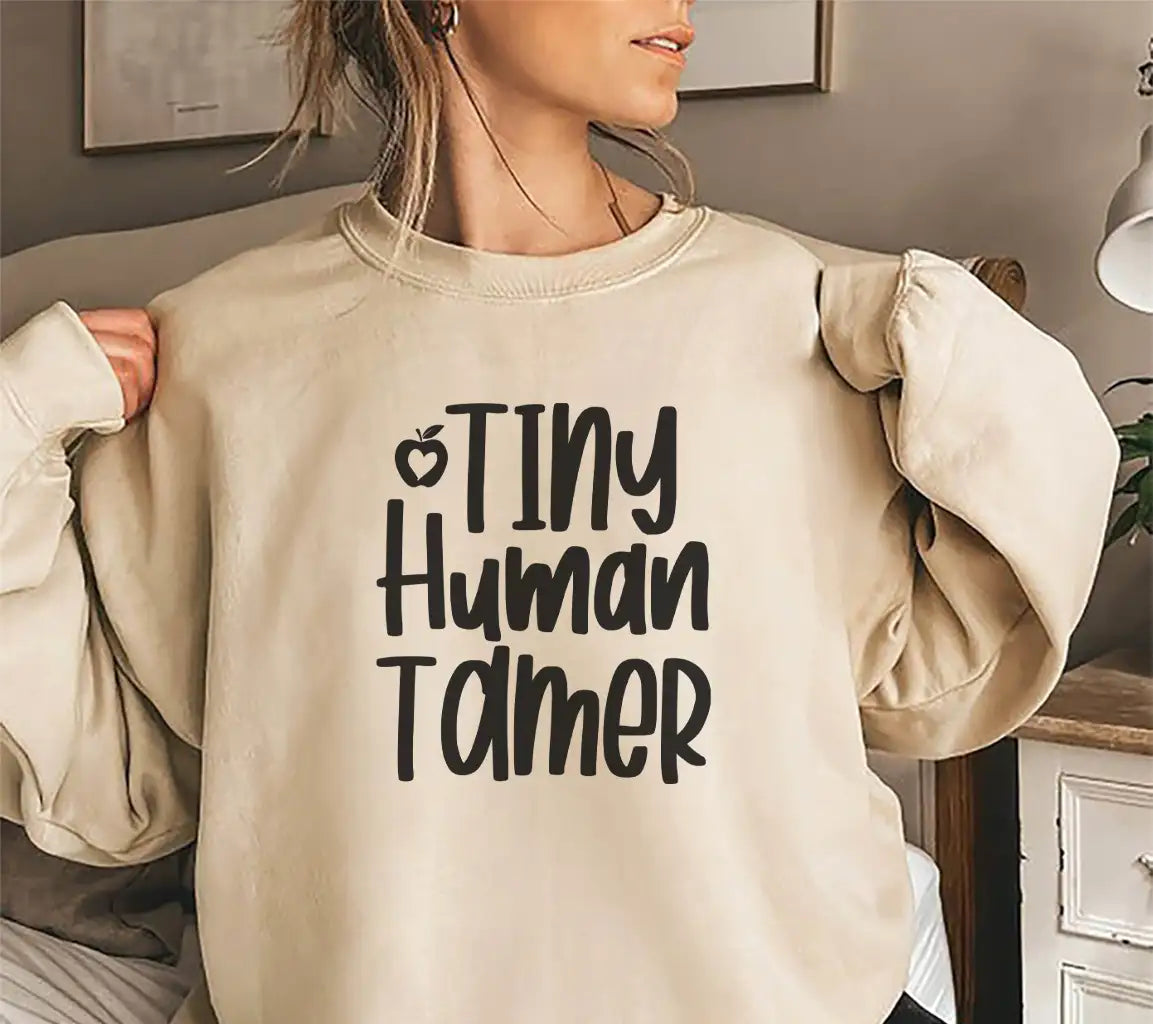 Tiny Human Tamer SVG -  Teacher Design SVG