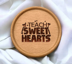 Sweet Hearts Teacher Valentine SVG SVG