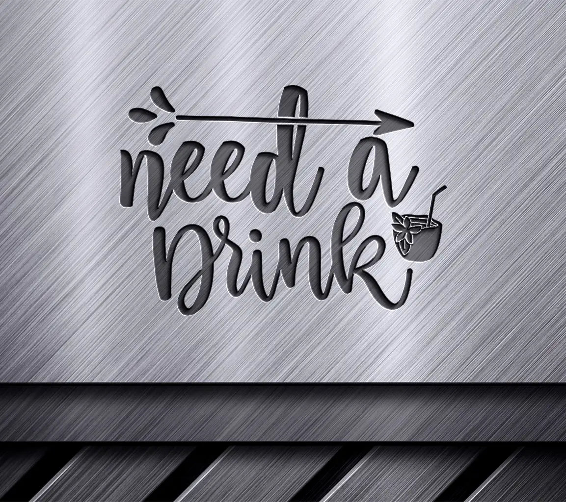 Coconut Drink SVG Arrow SVG