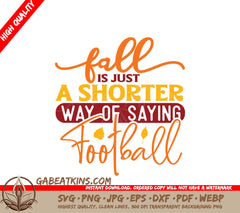Fall Football SVG  SVG