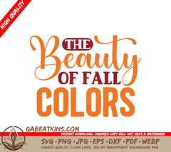 Fall Colors Beauty SVG  SVG
