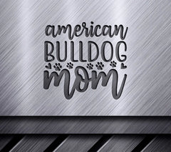 American Bulldog Mom SVG Design SVG