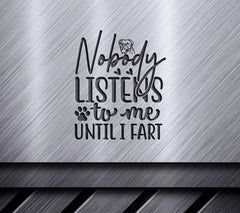 Funny Fart Bulldog SVG Design SVG
