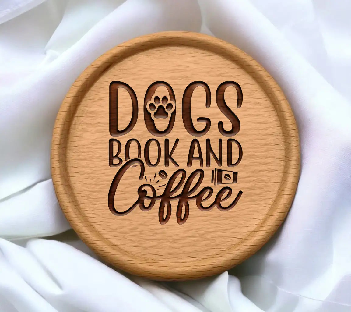  Dog Book Coffee SVG SVG