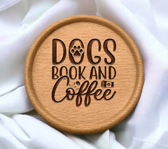  Dog Book Coffee SVG SVG