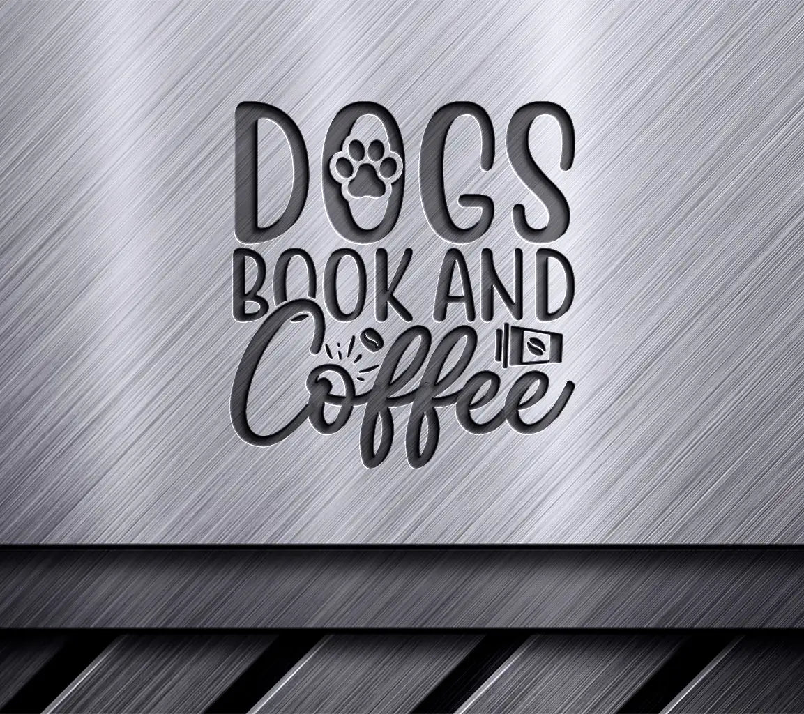  Dog Book Coffee SVG SVG