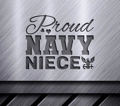 Proud Navy Niece SVG Design SVG