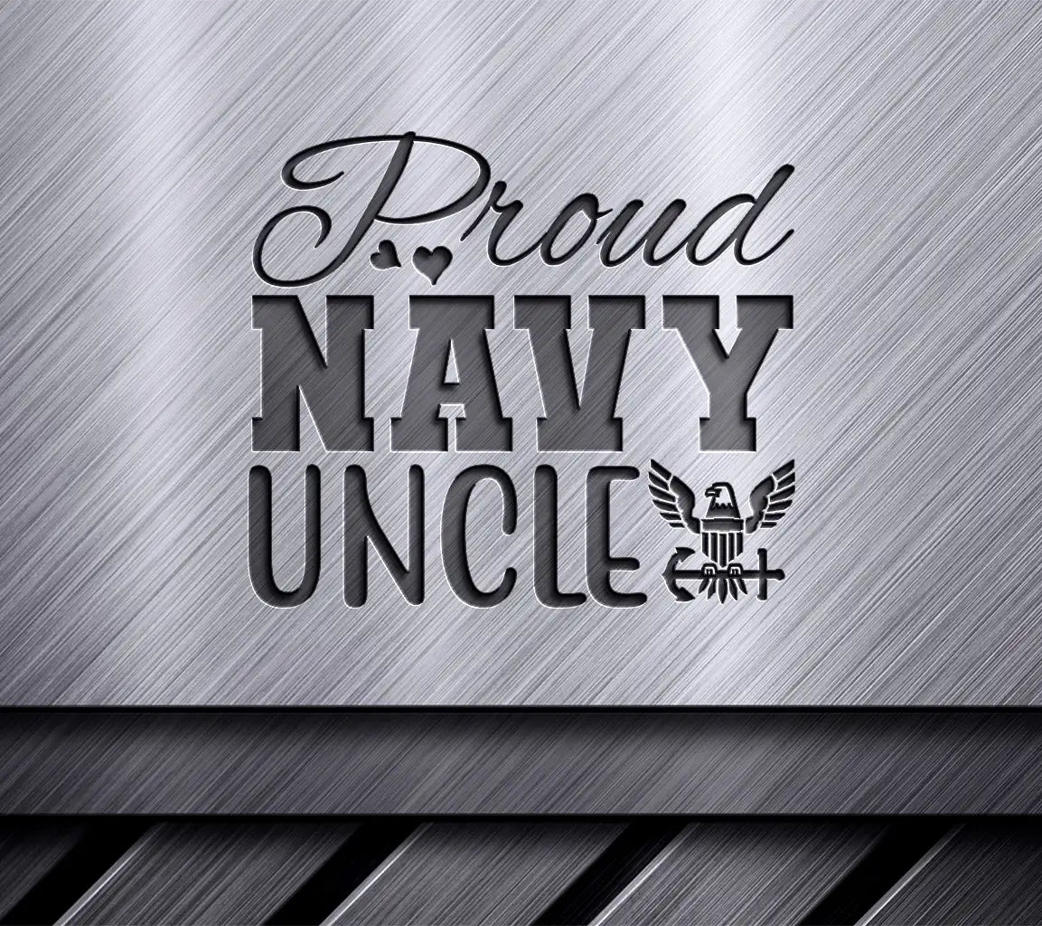 Proud Navy Uncle SVG Design SVG