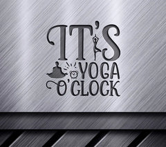 Yoga OClock SVG Design SVG