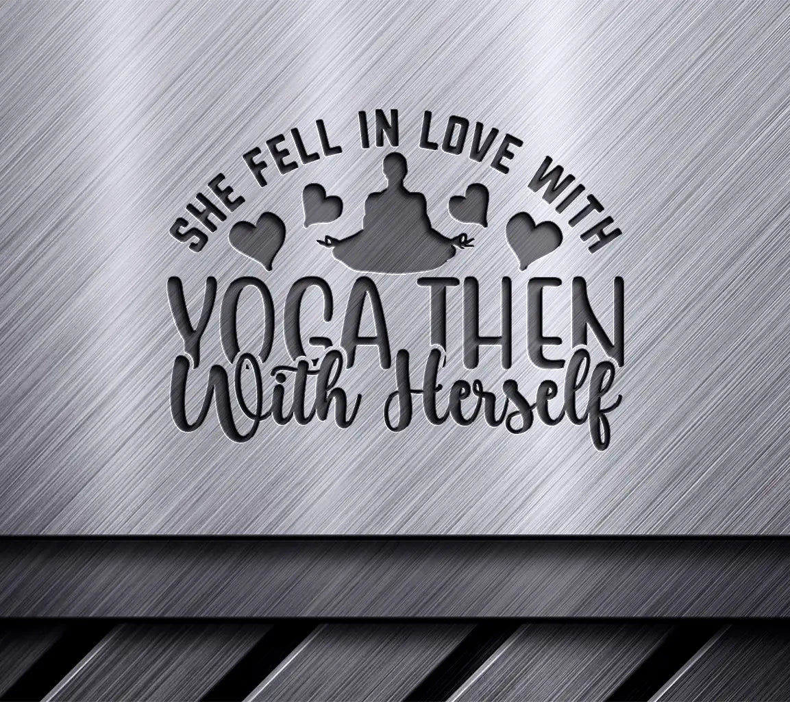 Yoga Self-Love SVG Poster SVG