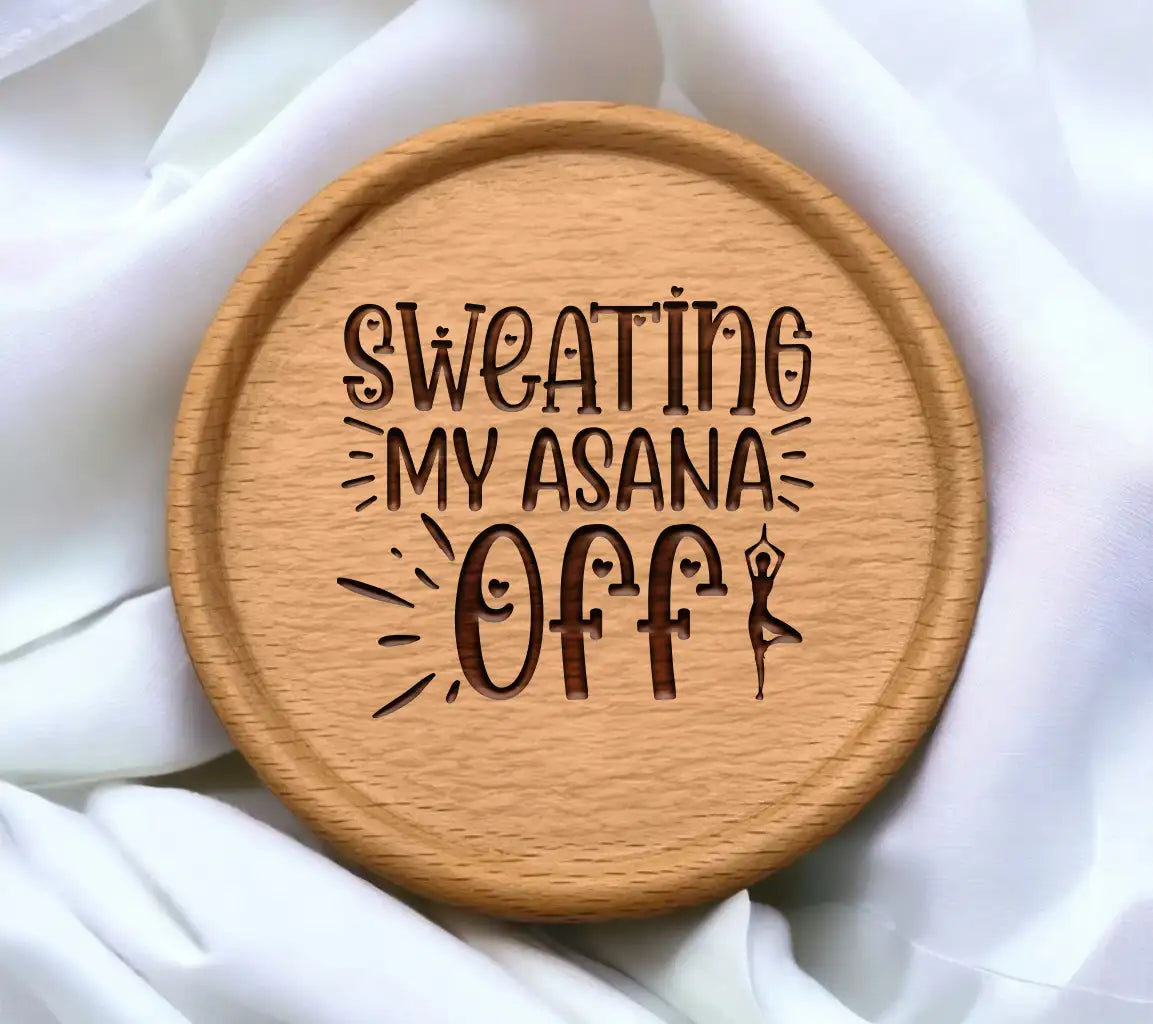 Yoga Asana SVG Design SVG