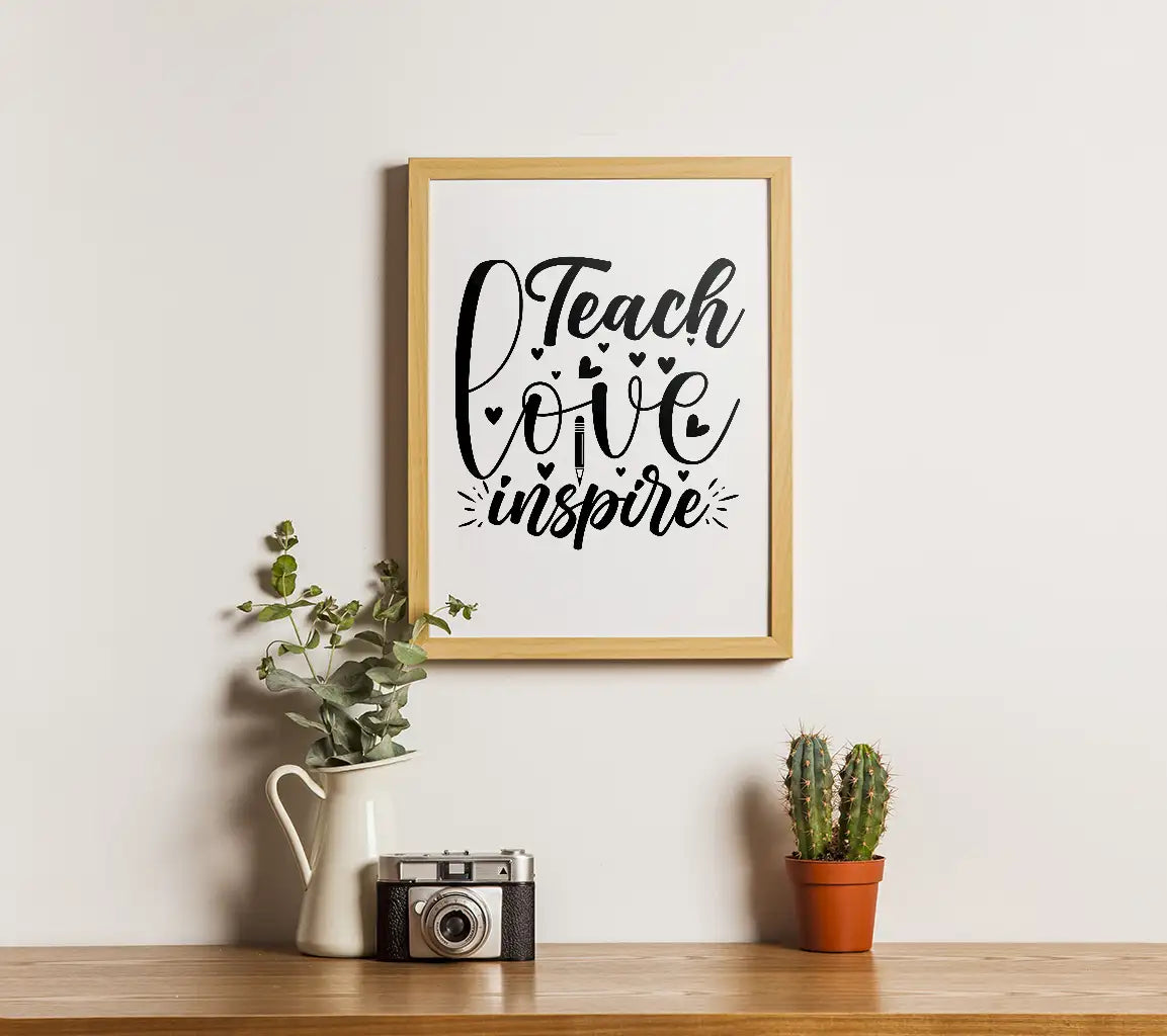 Teach Love Inspire SVG  SVG