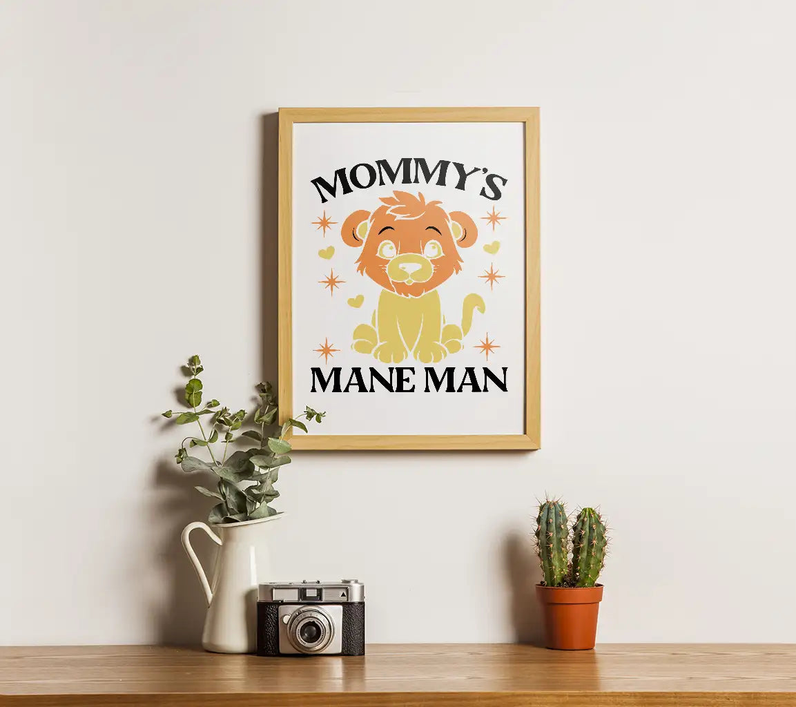 Mommys Mane Man Lion Cub SVG SVG