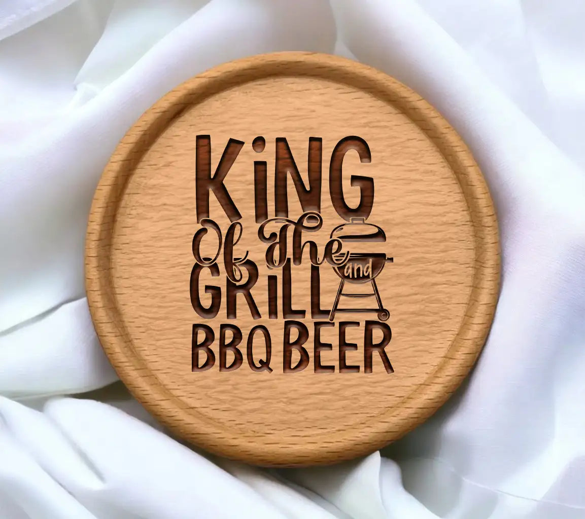 King of the Grill BBQ Beer SVG SVG