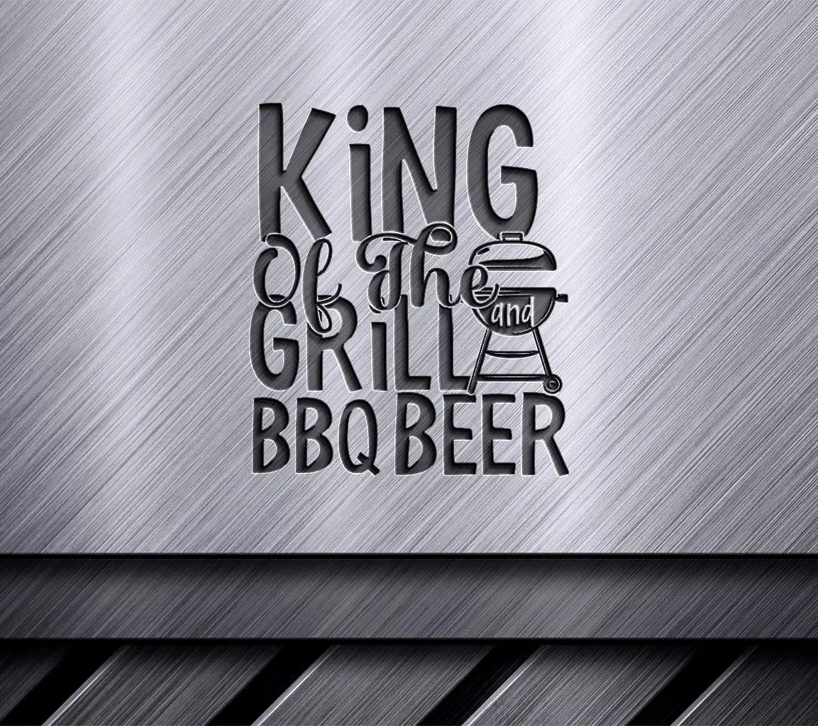 King of the Grill BBQ Beer SVG SVG