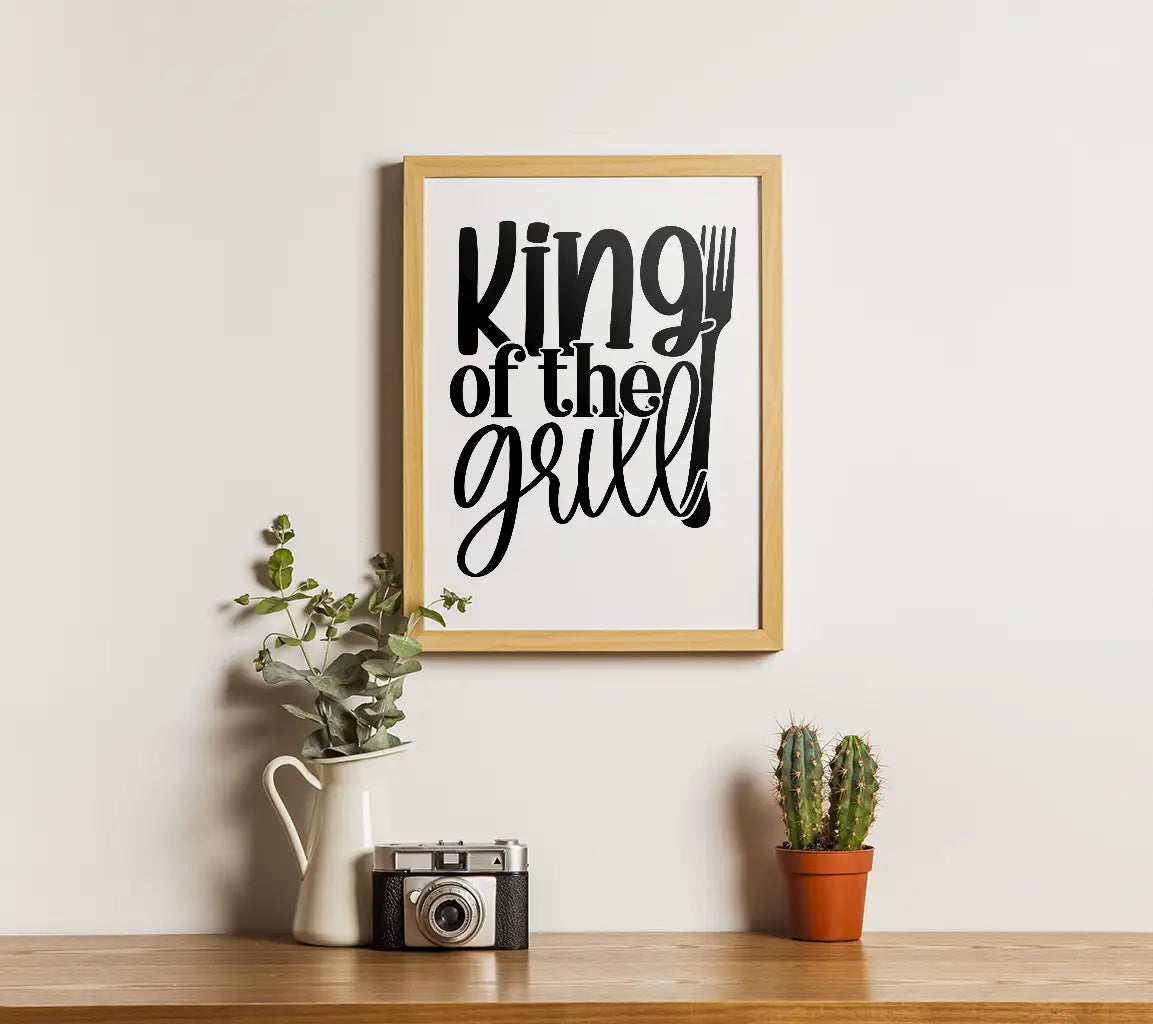 King of the Grill SVG Sign SVG