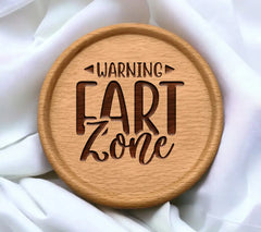 Warning Fart Zone SVG SVG