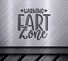 Warning Fart Zone SVG SVG