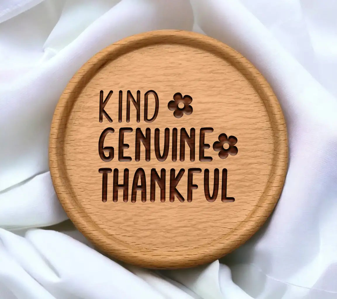 Kind Genuine Thankful SVG Design SVG