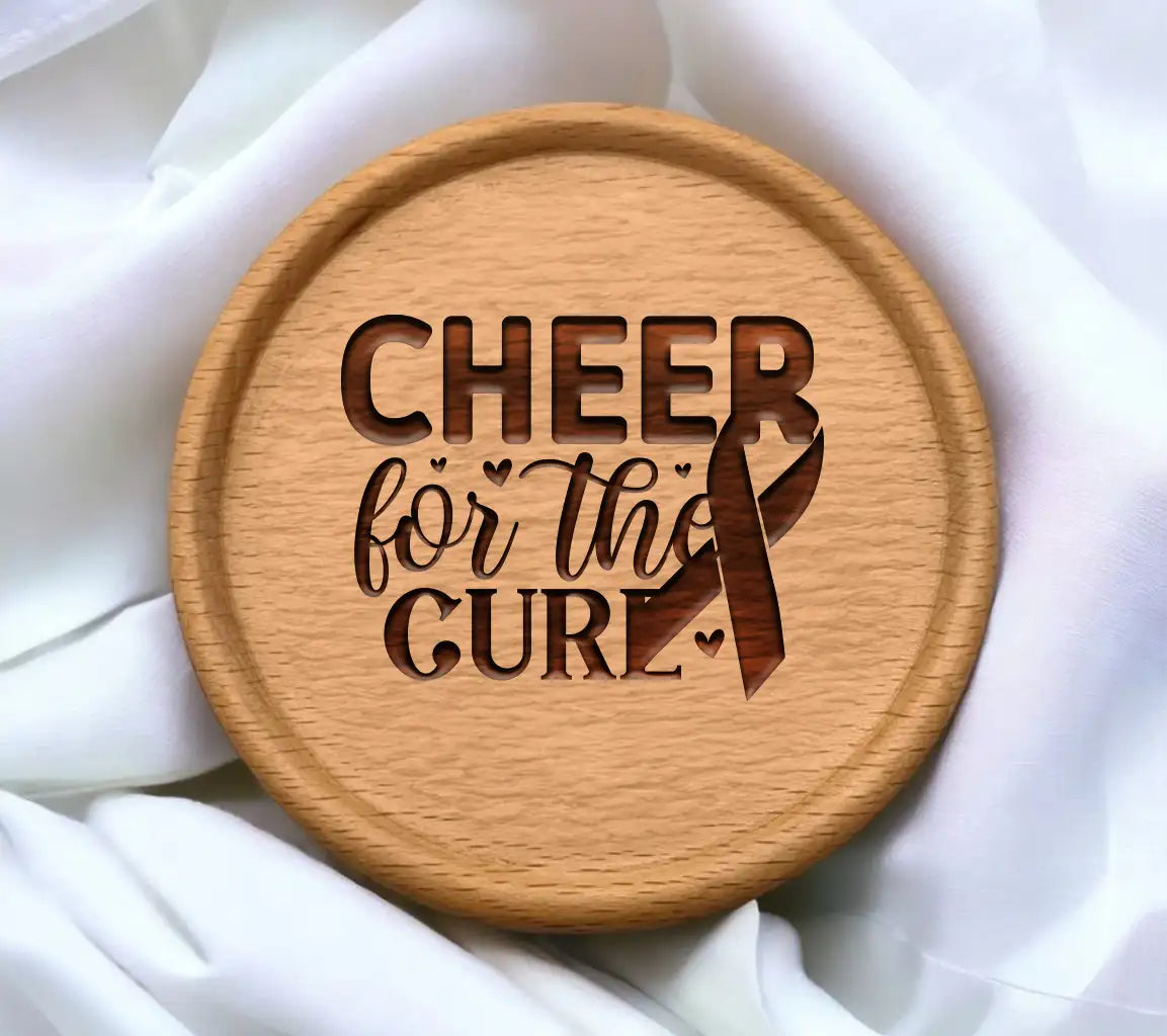 Cheer for the Cure Breast Cancer SVG SVG
