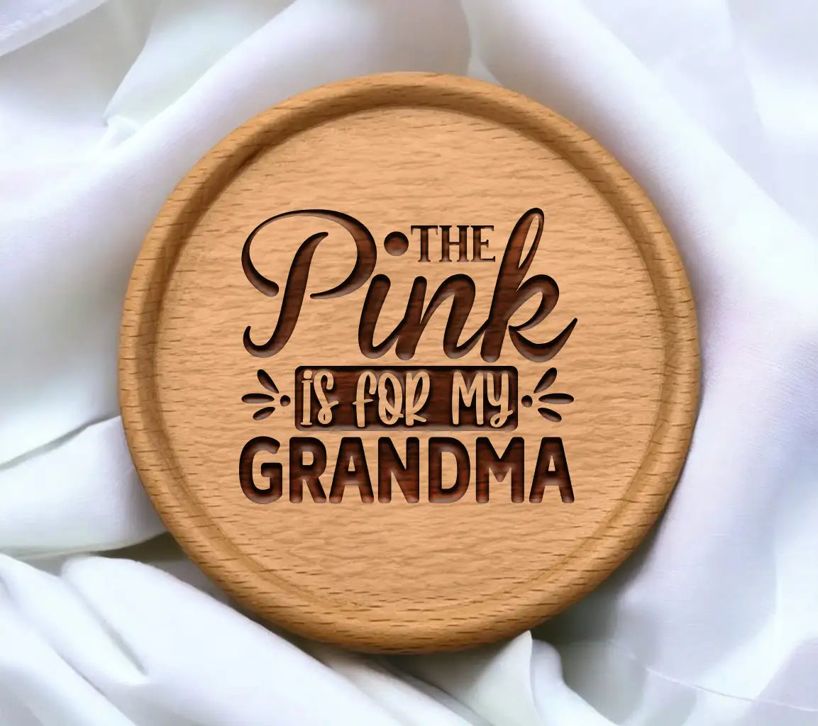 Pink Ribbon Grandma SVG SVG