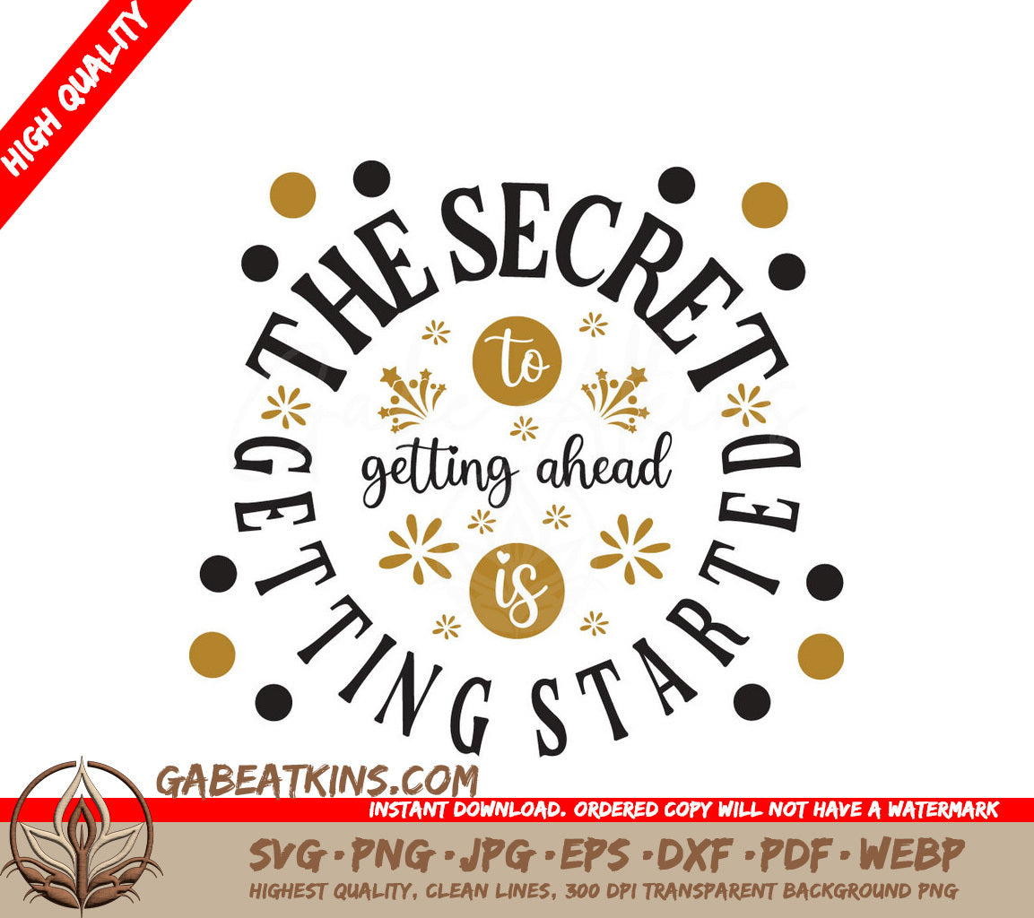 Start Ahead SVG Quote SVG