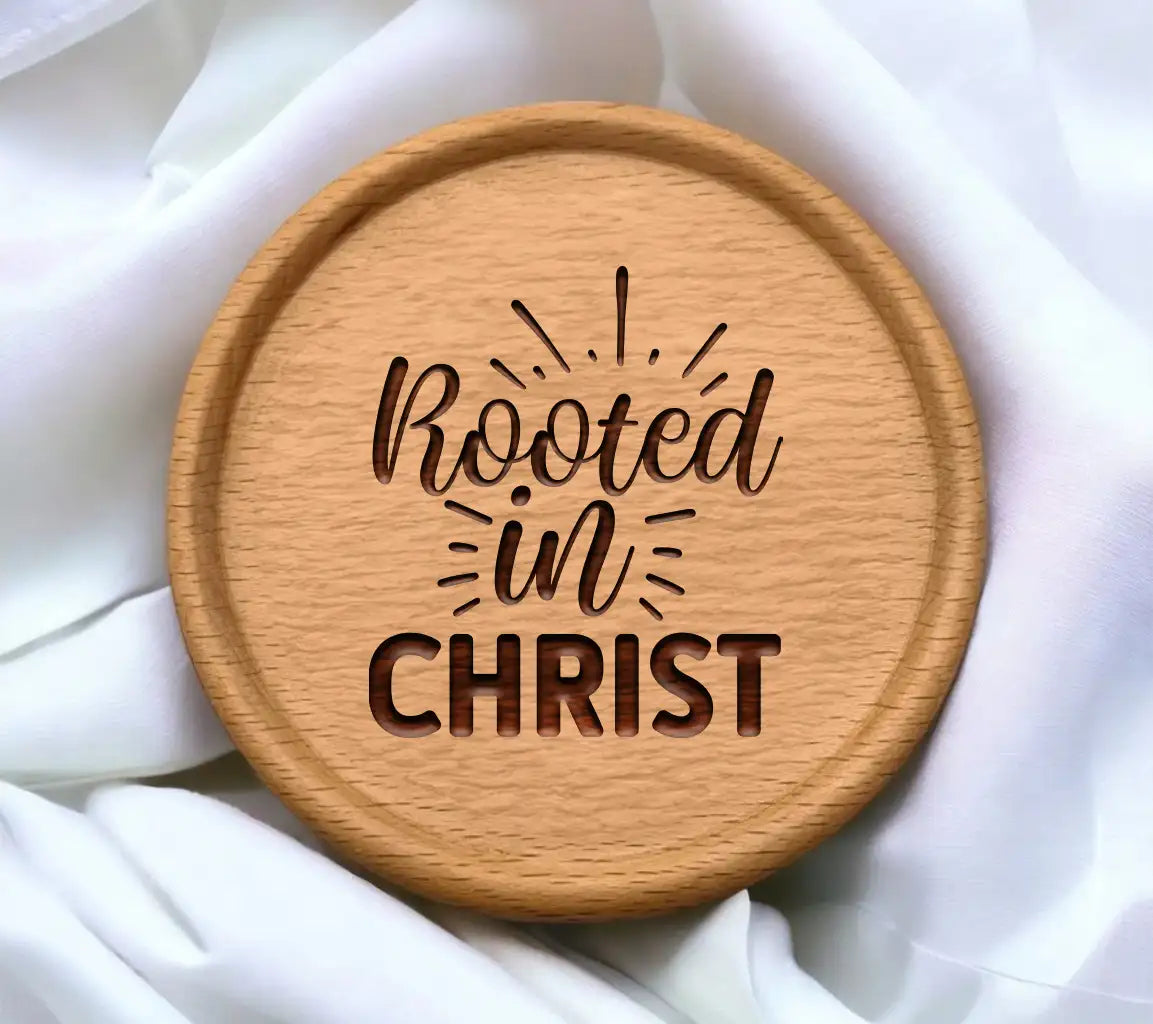 Rooted in Christ SVG Design SVG