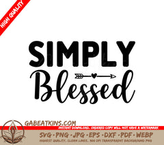  Blessed SVG SVG