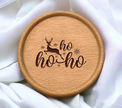 Reindeer Snowflake Ho Ho Ho SVG SVG