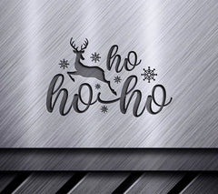 Reindeer Snowflake Ho Ho Ho SVG SVG