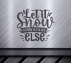 Let It Snow SVG Design SVG