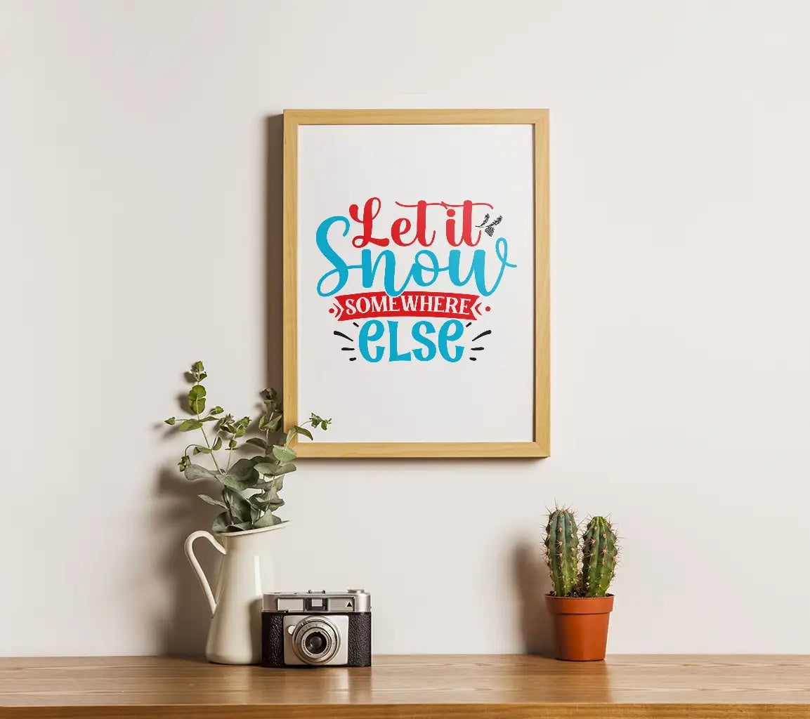 Let It Snow SVG Design SVG