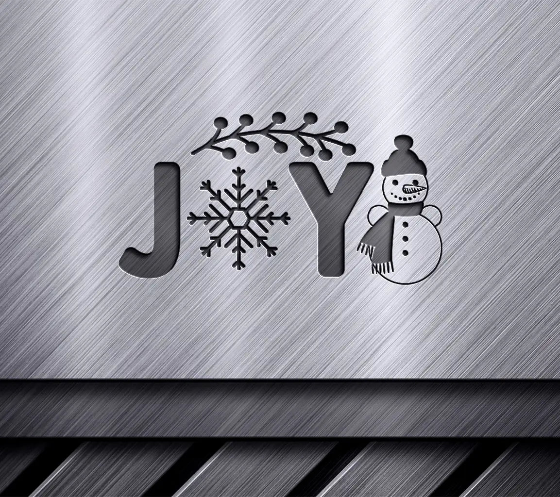 Joyful Snowman SVG Doormat SVG