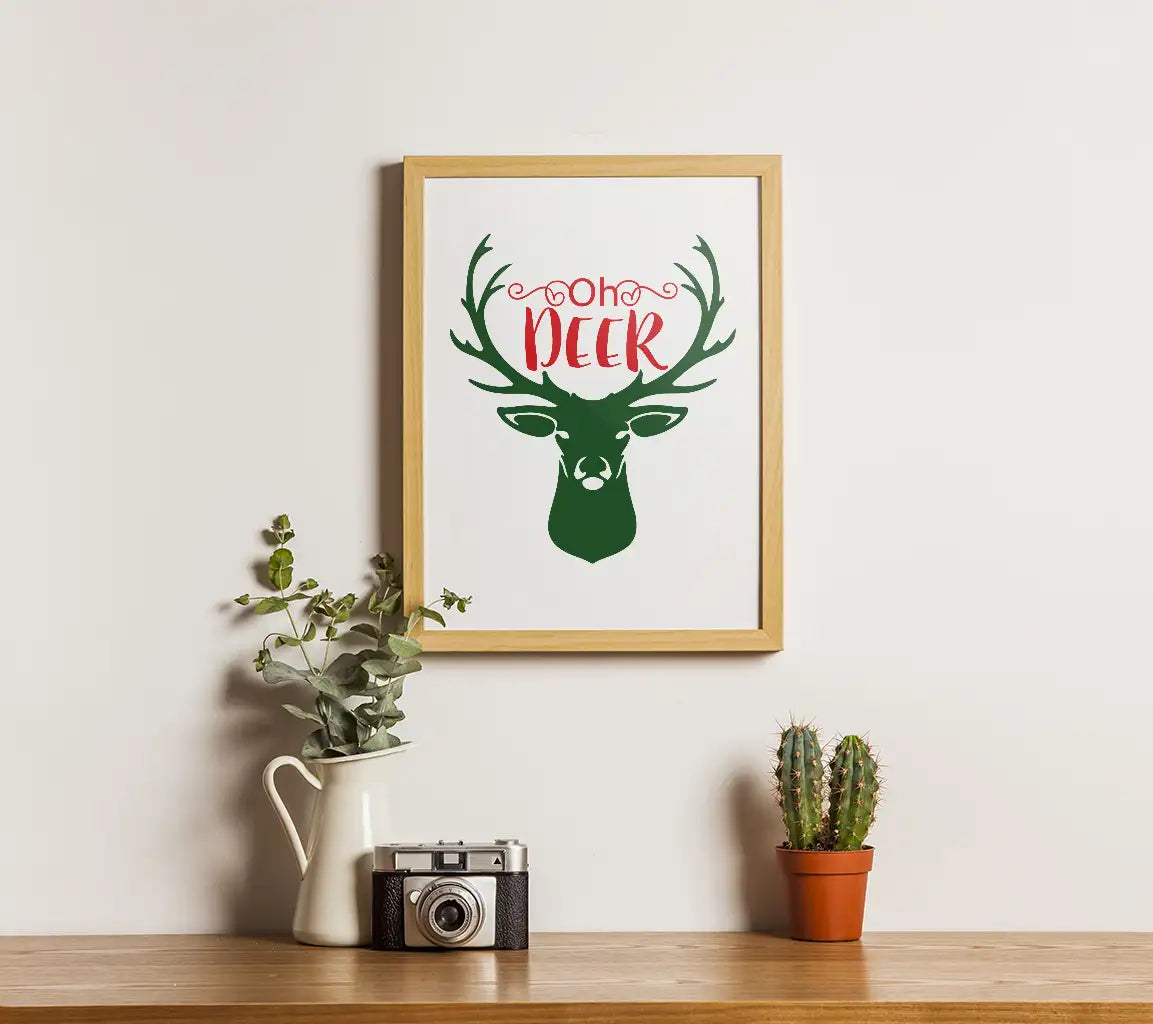 Oh Deer Silhouette SVG SVG