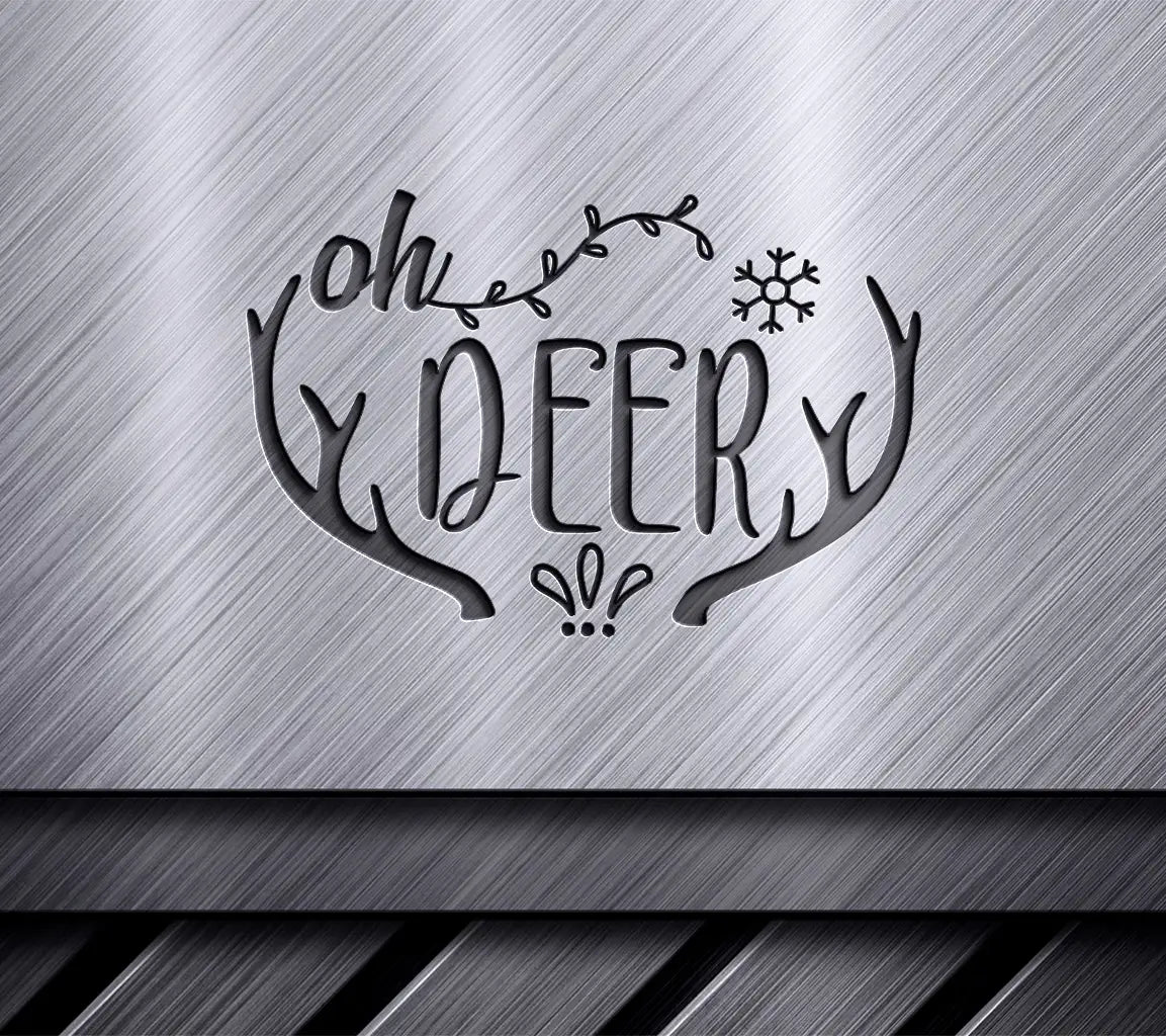 Christmas Oh Deer SVG Design SVG