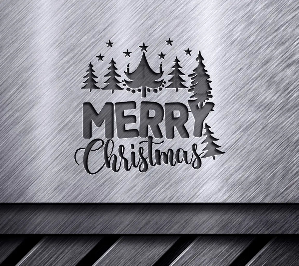 Plaid Truck Merry Christmas SVG SVG
