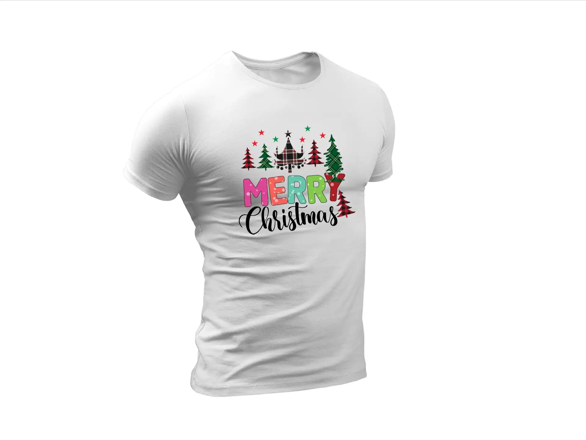 Plaid Truck Merry Christmas SVG SVG
