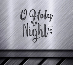 Pink & Black O Holy Night SVG SVG