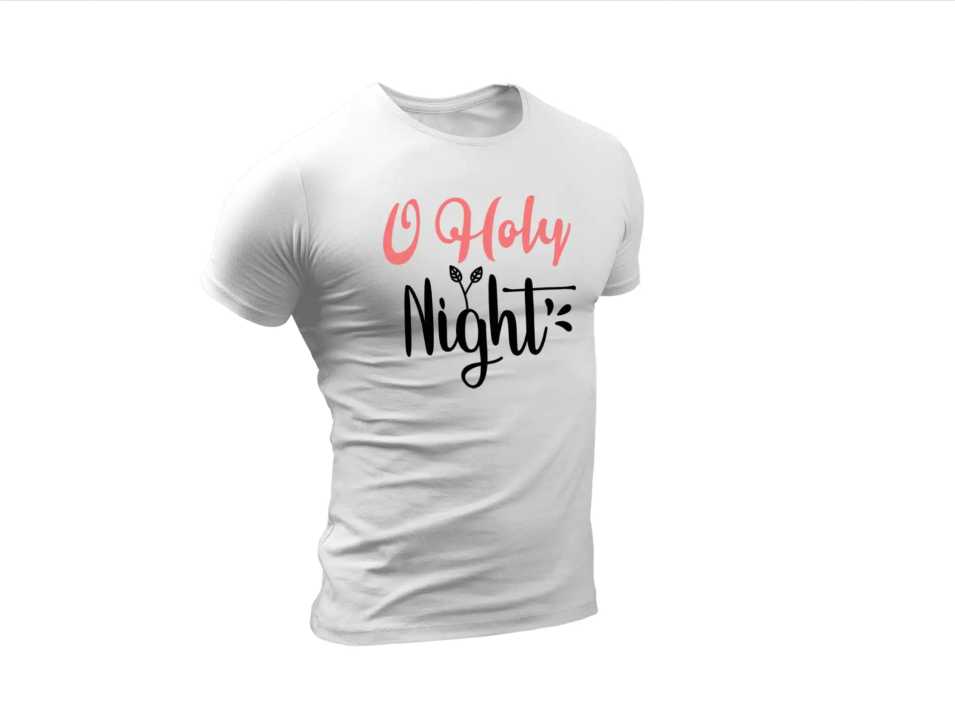 Pink & Black O Holy Night SVG SVG