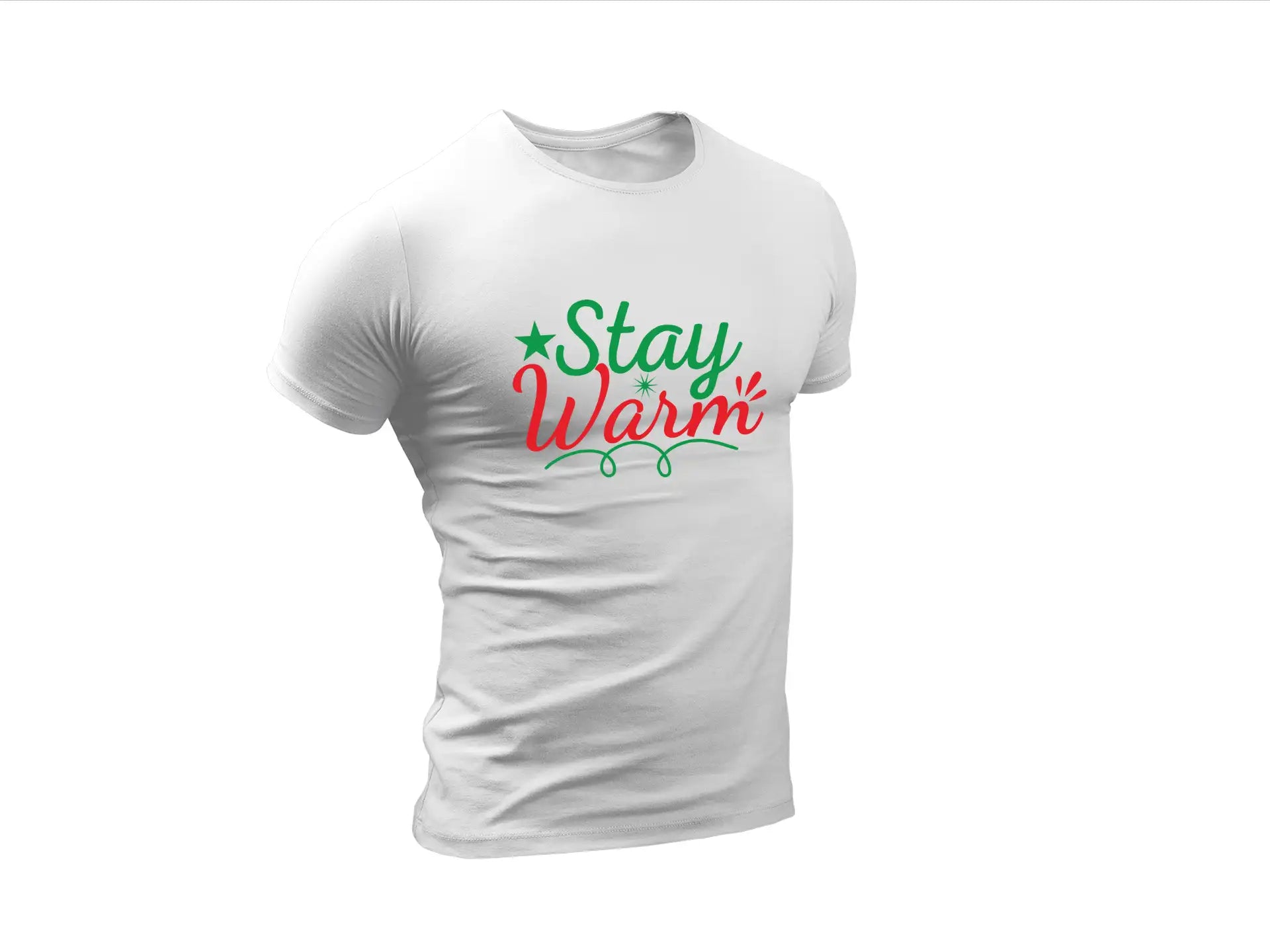 Red & Green Stay Warm SVG SVG